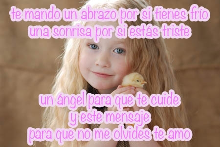Vuestros poemas - TE MANDO UN ABRAZO POR SI...