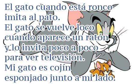 Poemas infantiles - EL GATO