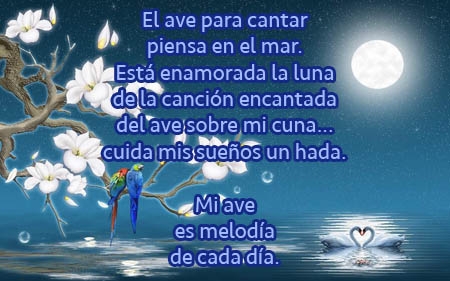 Poemas infantiles - EL AVE