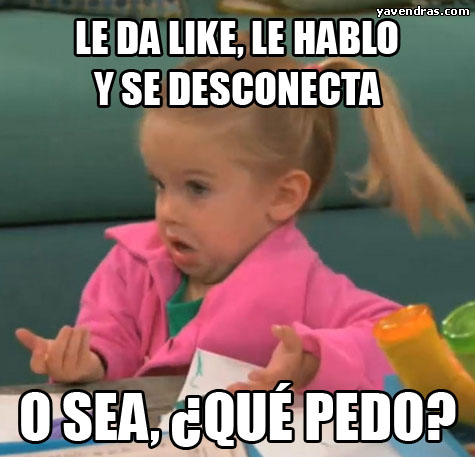 LE DA LIKE Y LE HABLO