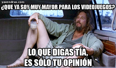 MAYOR PARA LOS VIDEOJUEGOS