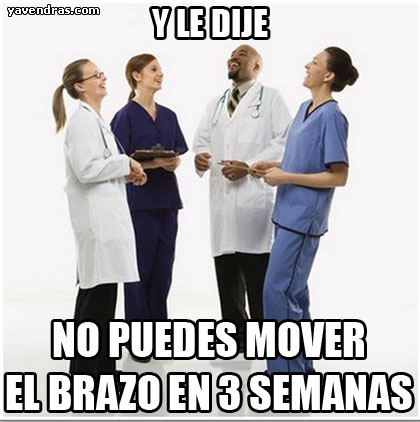 NO PUEDES MOVER EL BRAZO