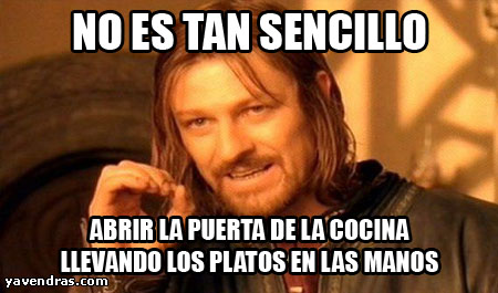 NO ES TAN SENCILLO ABRIR LA PUERTA
