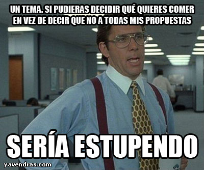 QUÉ QUIERES COMER